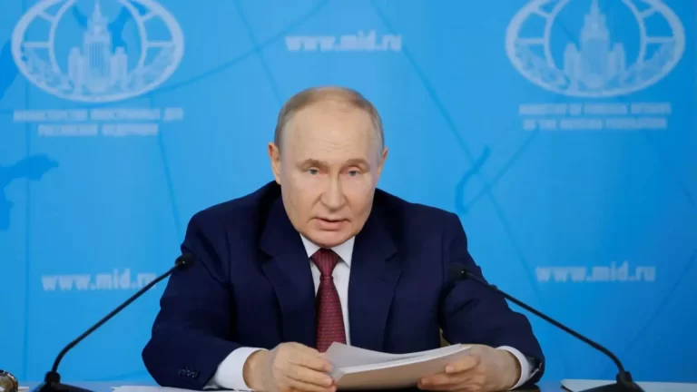 Putin propõe negociações de paz com a Ucrânia